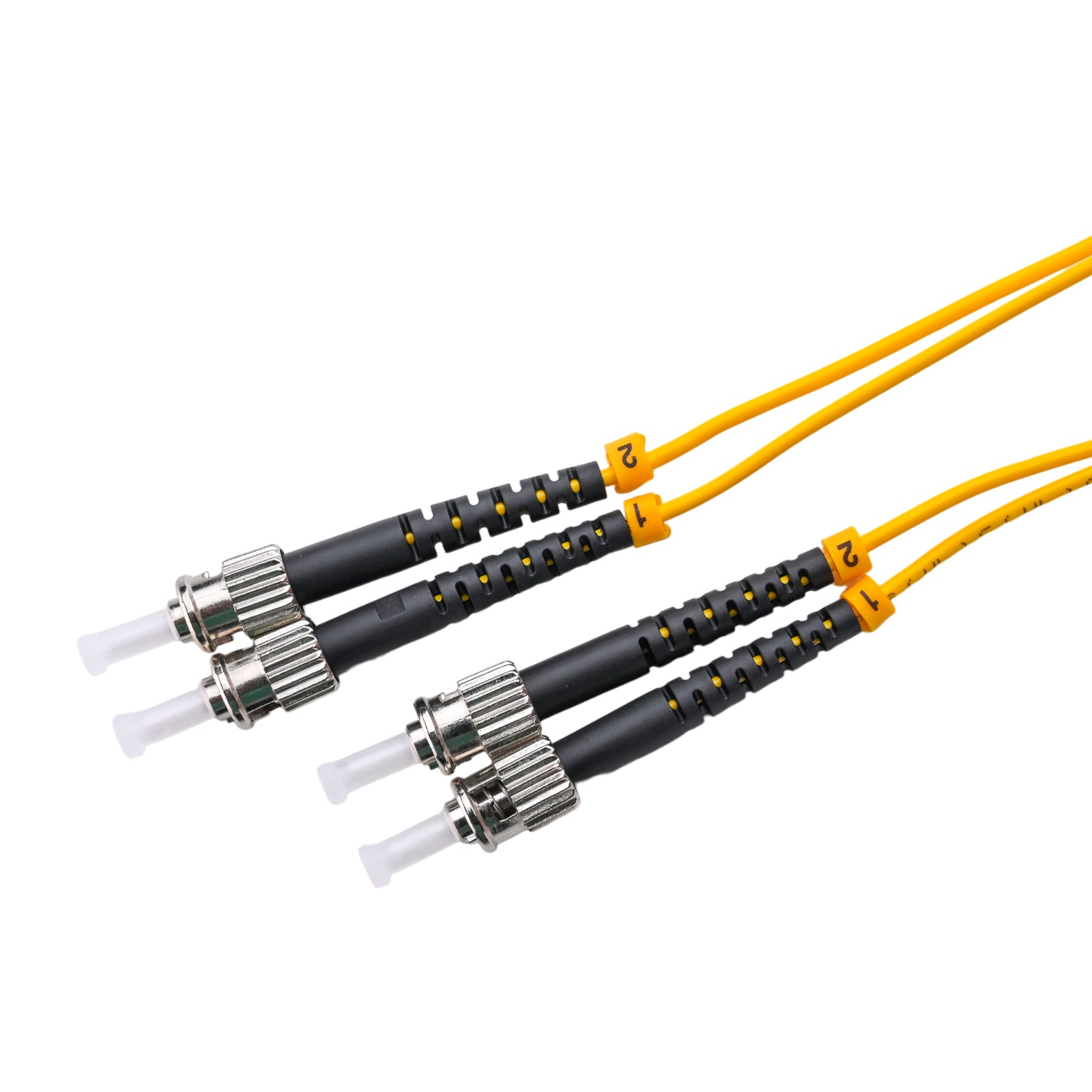 Patchcord ST/UPC - ST/UPC Singlemode OS2 9/125 G675A1 Duplex Zip 2.0mm OFNR Yellow